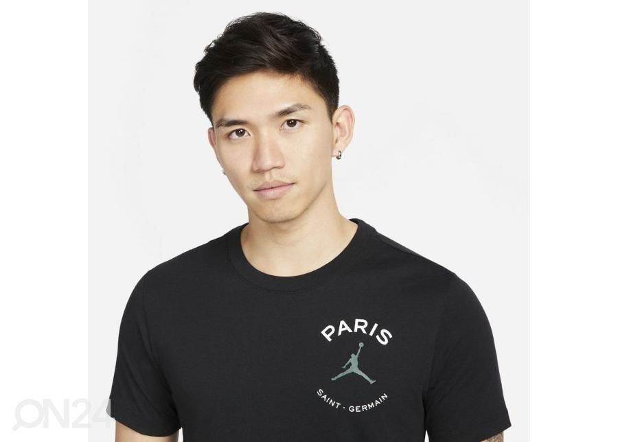 Meeste vabaajasärk Nike PSG Logo M DB6514-010 suurendatud