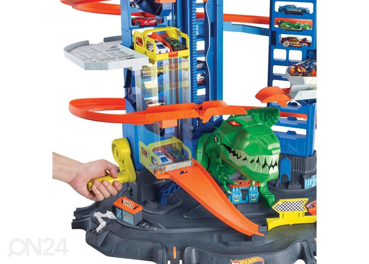 Megagaraaž Hot Wheels suurendatud