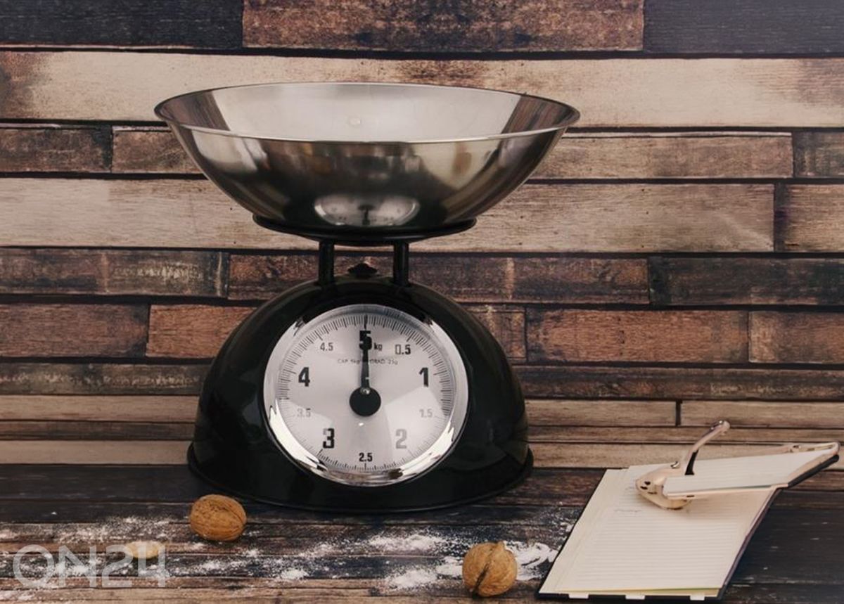 Mehaaniline köögikaal kausiga 5 kg suurendatud