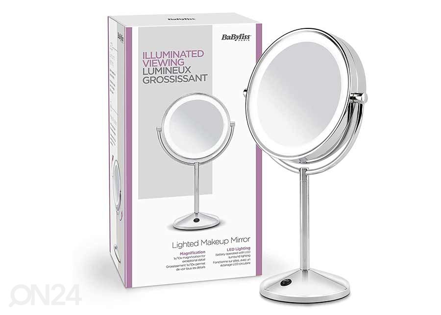 Meigipeegel LED valgustusega Babyliss suurendatud
