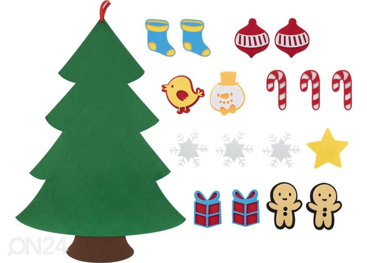 Meisterdamise komplekt Vildist jõulupuu 72 cm Grafix suurendatud