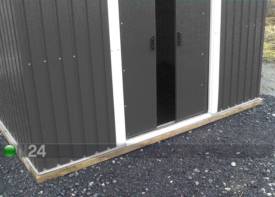Metallist aiakuur 6,6 m² suurendatud