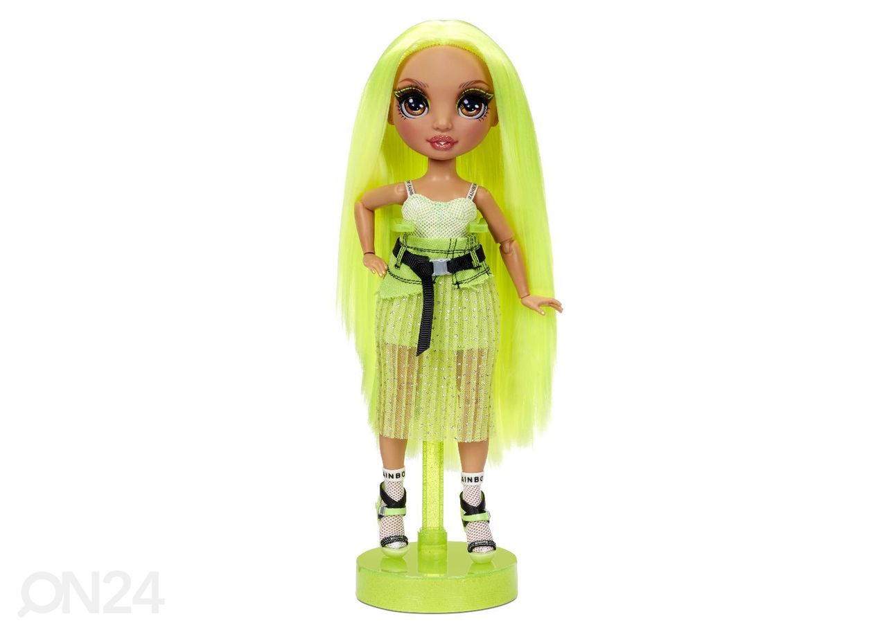 MGA Rainbow High Nukk neoon Karma Nichols, 29 cm suurendatud