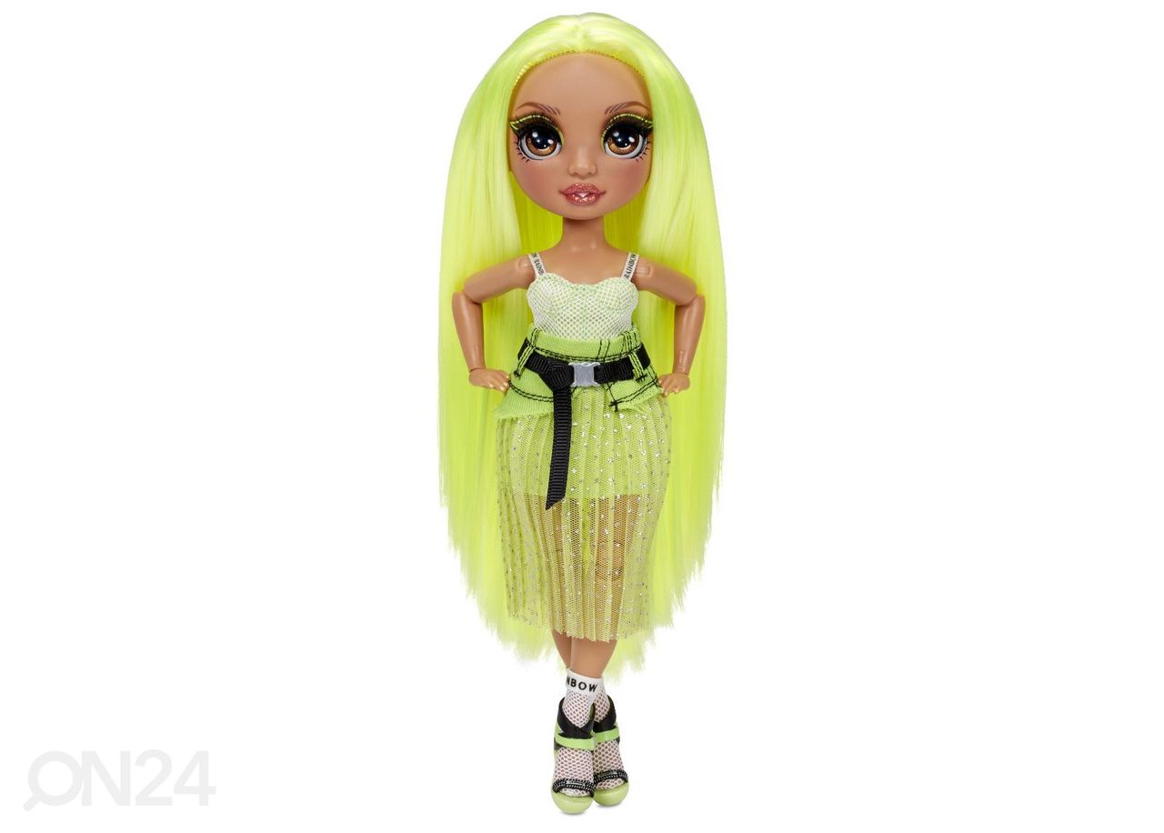 MGA Rainbow High Nukk neoon Karma Nichols, 29 cm suurendatud