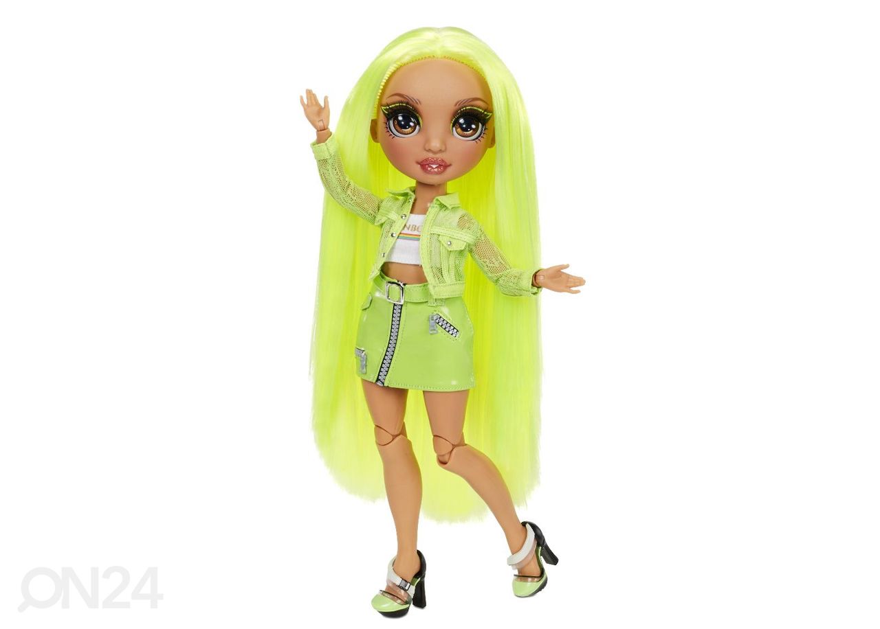 MGA Rainbow High Nukk neoon Karma Nichols, 29 cm suurendatud