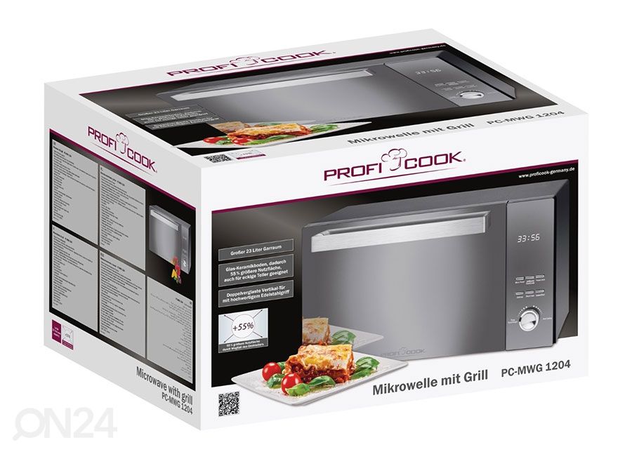 Mikrolaineahi ProfiCook suurendatud