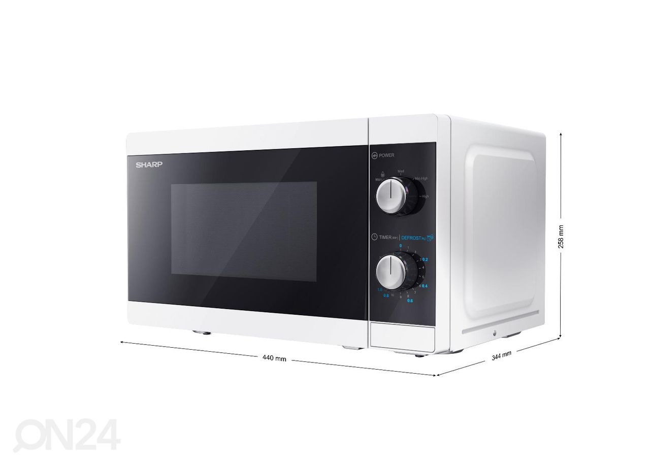 Mikrolaineahi Sharp YC-MS01E-W suurendatud
