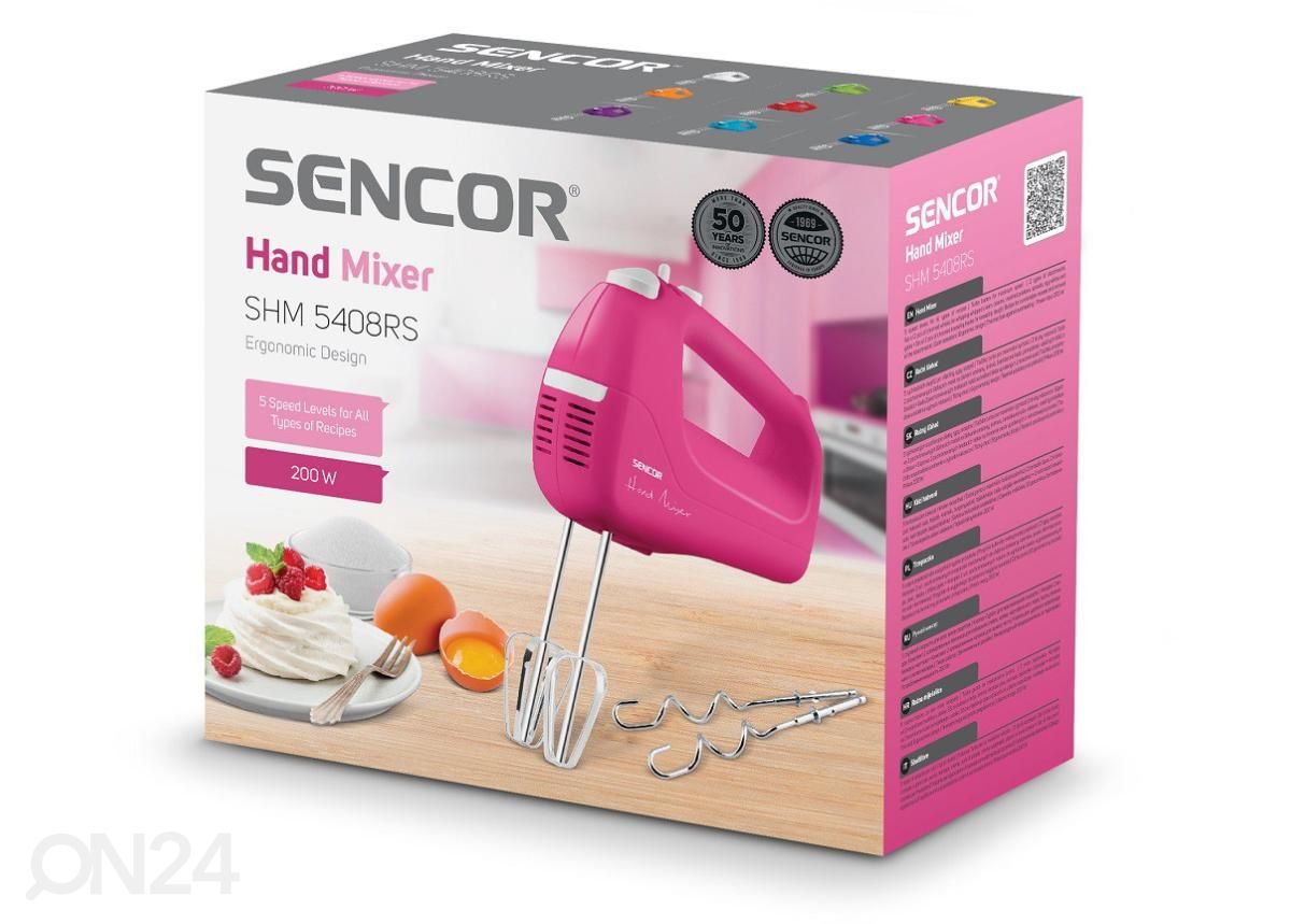 Mikser Sencor SHM5408RS, roosa suurendatud