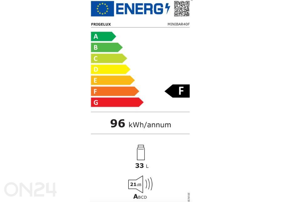 Minibaar Frigelux MINIBAR40F suurendatud