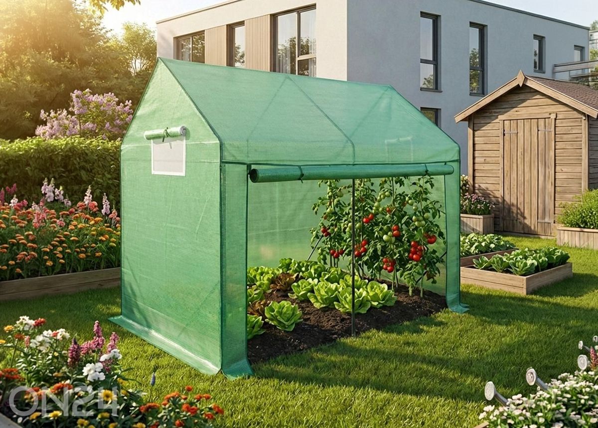 Minikasvuhoone 140x200 cm suurendatud