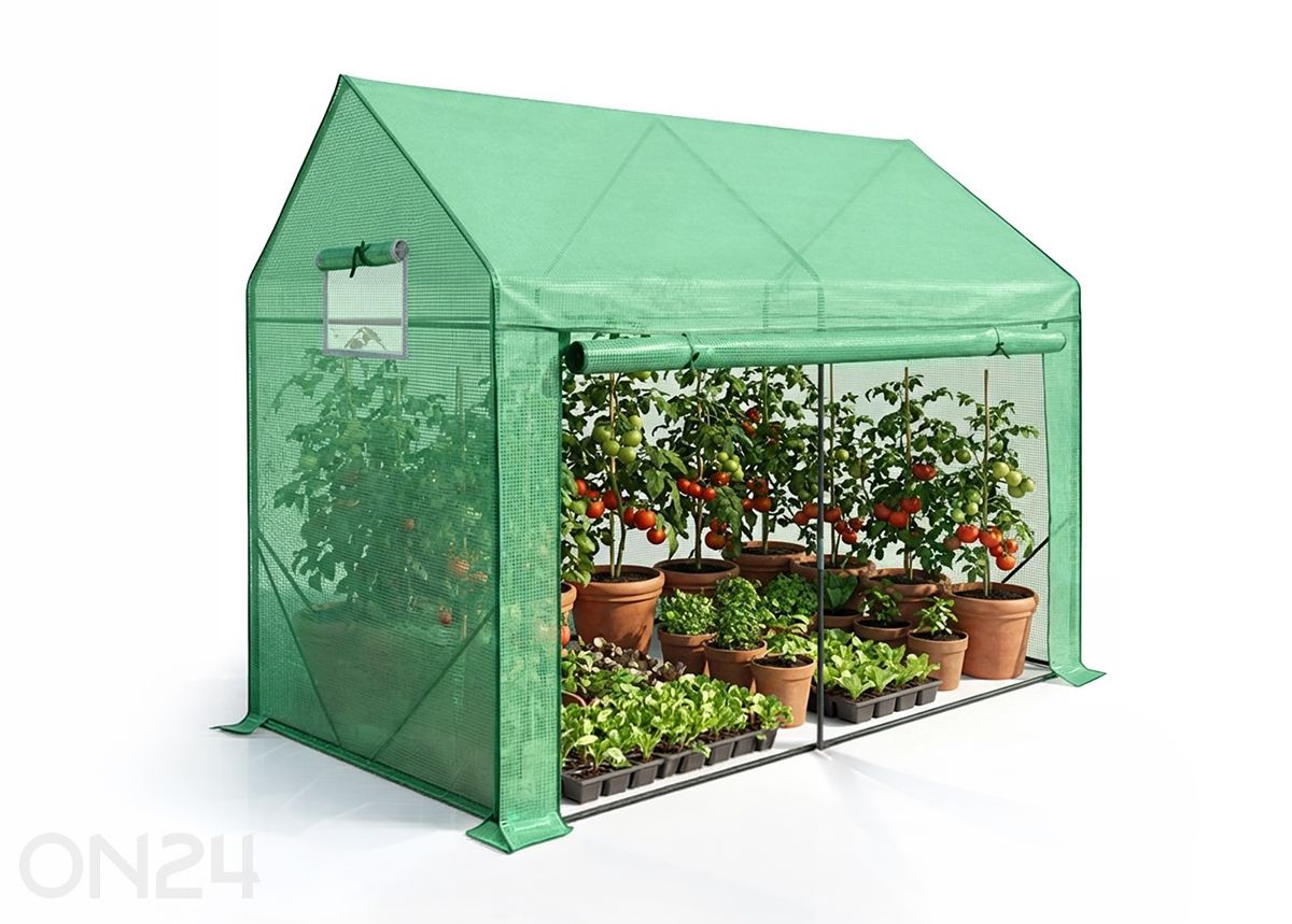 Minikasvuhoone 140x200 cm suurendatud