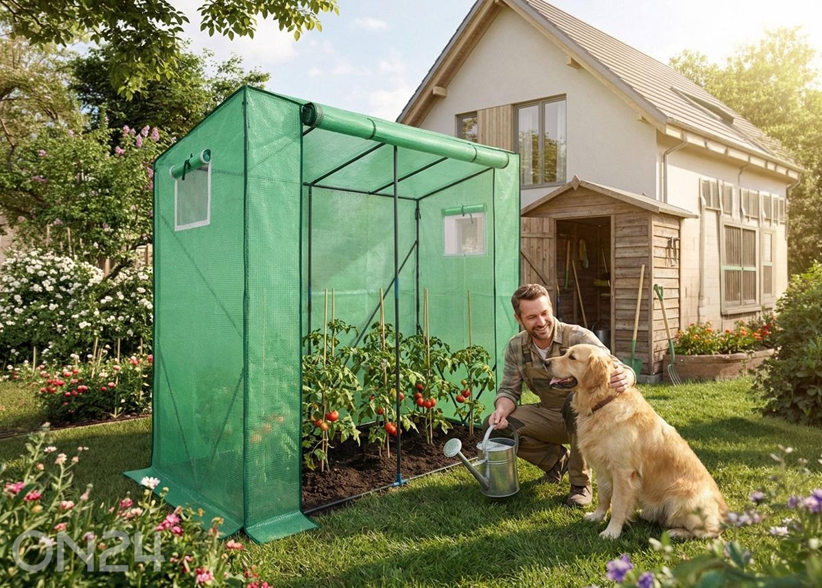 Minikasvuhoone 80x200 cm suurendatud