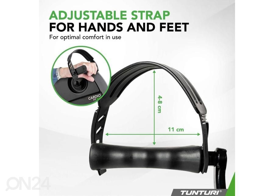 Miniratas mootoriga Tunturi Cardio Fit M50 Minibike Motorized suurendatud