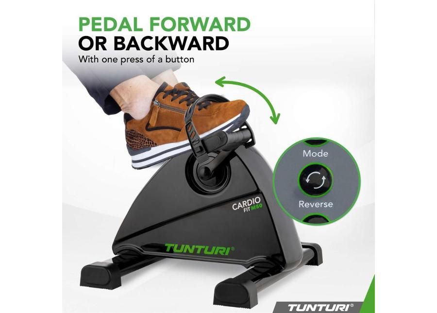 Miniratas mootoriga Tunturi Cardio Fit M50 Minibike Motorized suurendatud