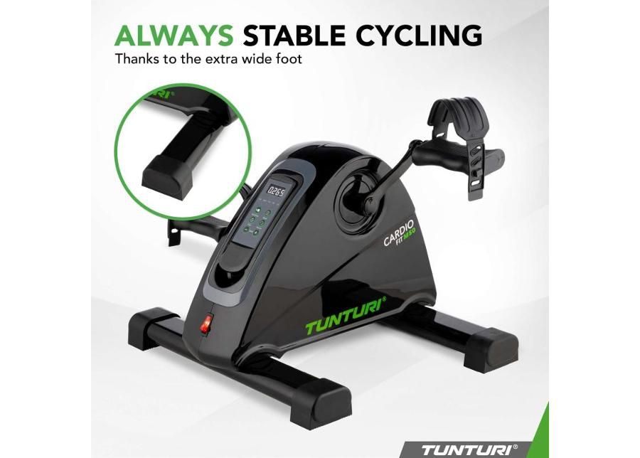 Miniratas mootoriga Tunturi Cardio Fit M50 Minibike Motorized suurendatud