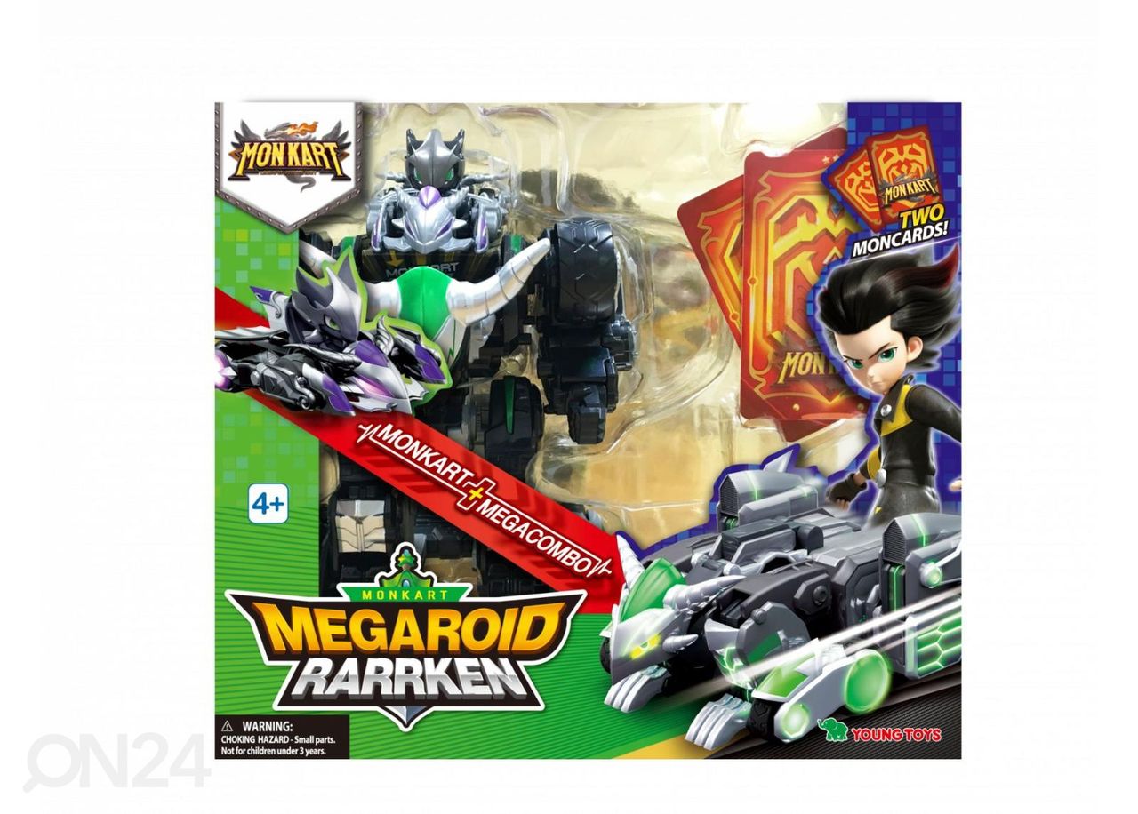 Monkart Robot-Transformer Megaroid Rarrken suurendatud