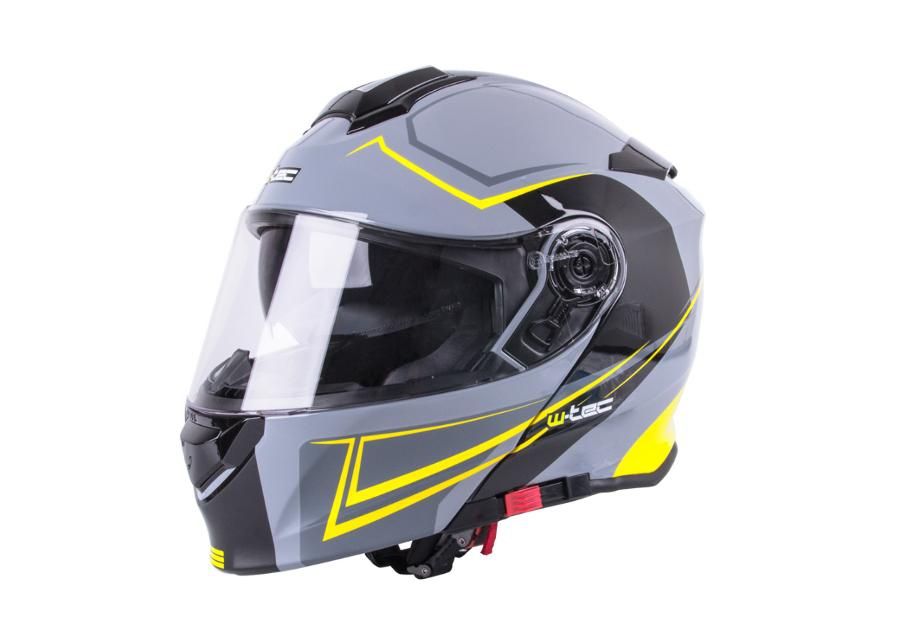 Mootorratta kiiver Flip-Up W-TEC suurendatud