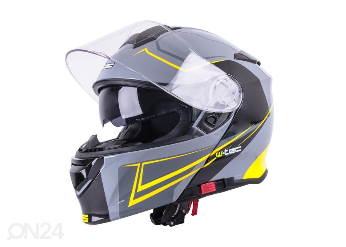 Mootorratta kiiver Flip-Up W-TEC V271 suurendatud
