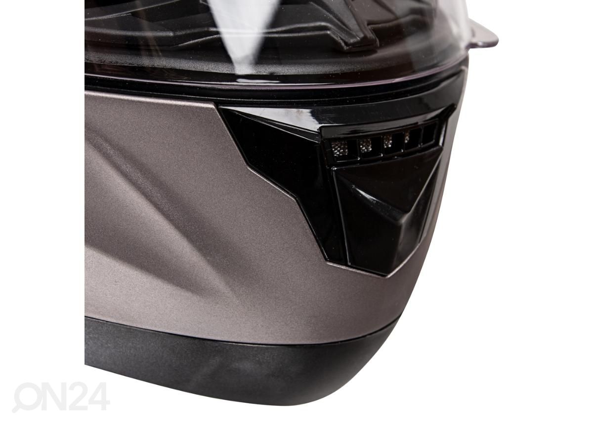 Mootorratta kiiver Lanxamo hall suurus XL 61-62 cm suurendatud
