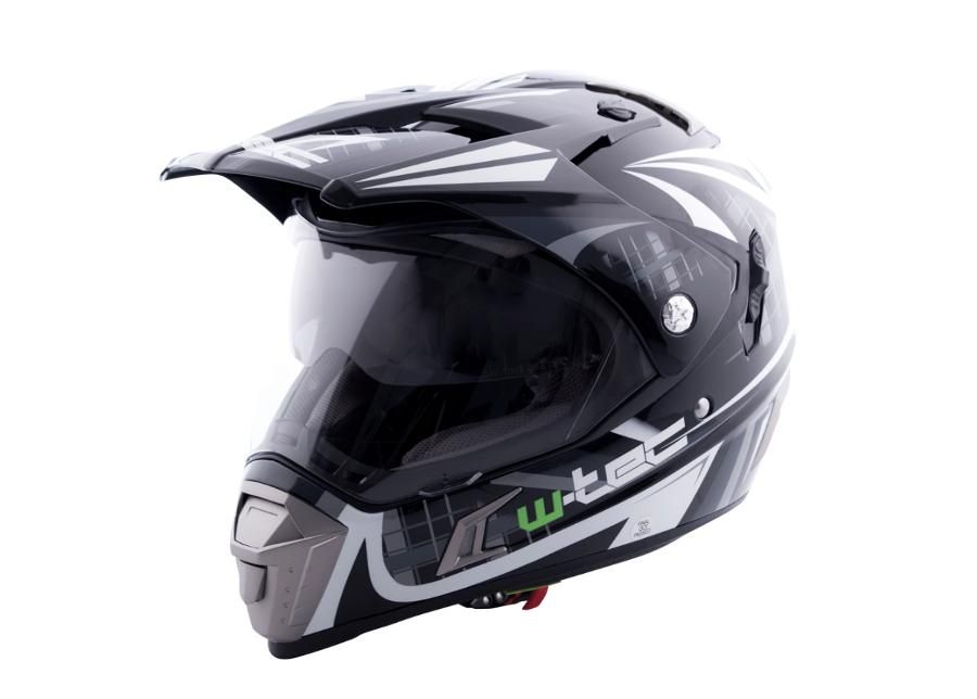 Mootorratta kiiver W-TEC suurendatud