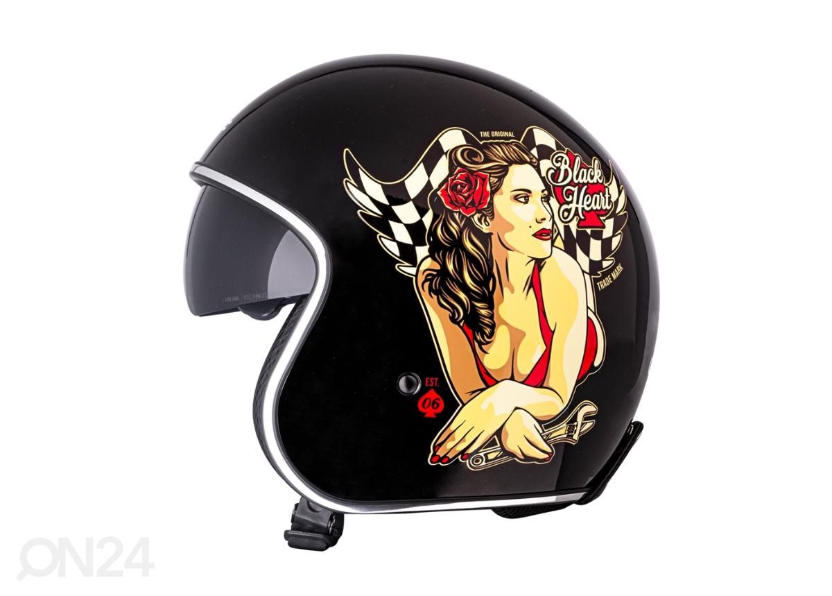 Mootorratta kiiver W-TEC V537 Black Heart suurendatud
