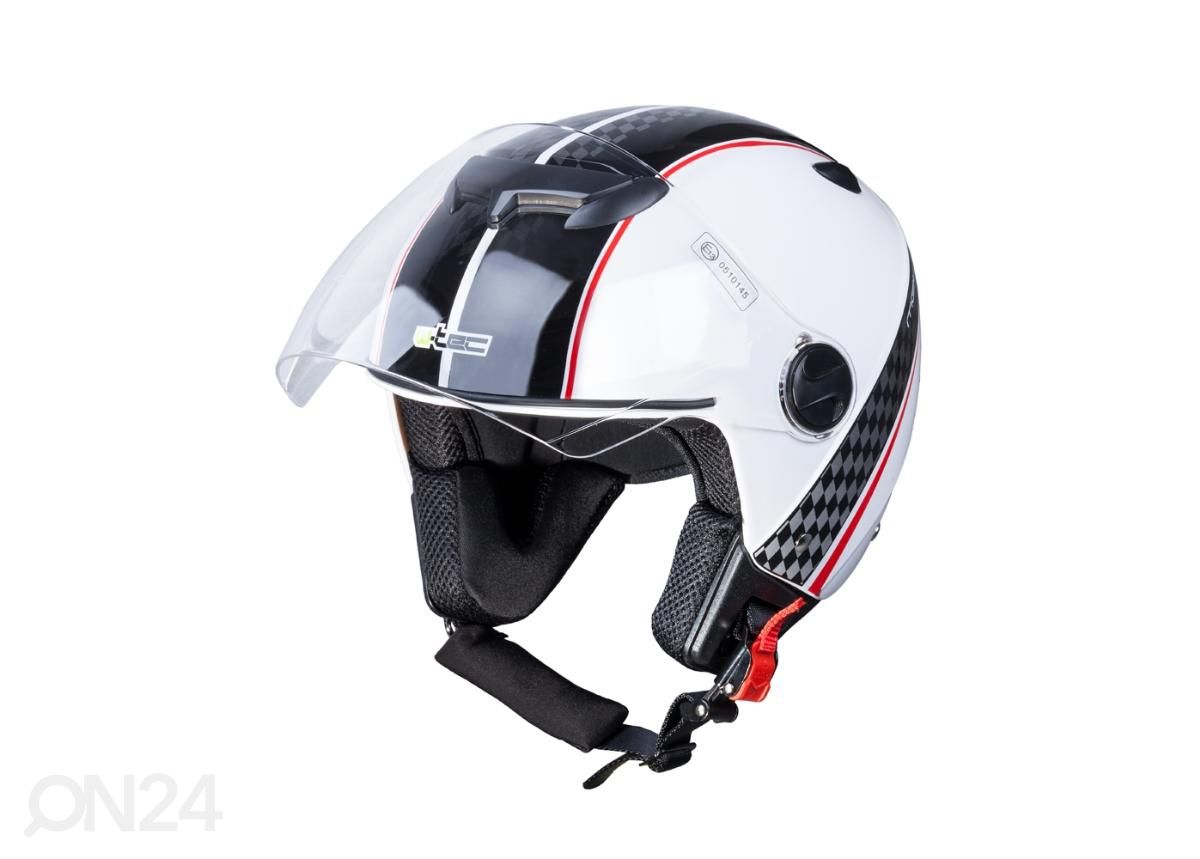 Mootorratta kiiver YM-617 W-TEC suurendatud