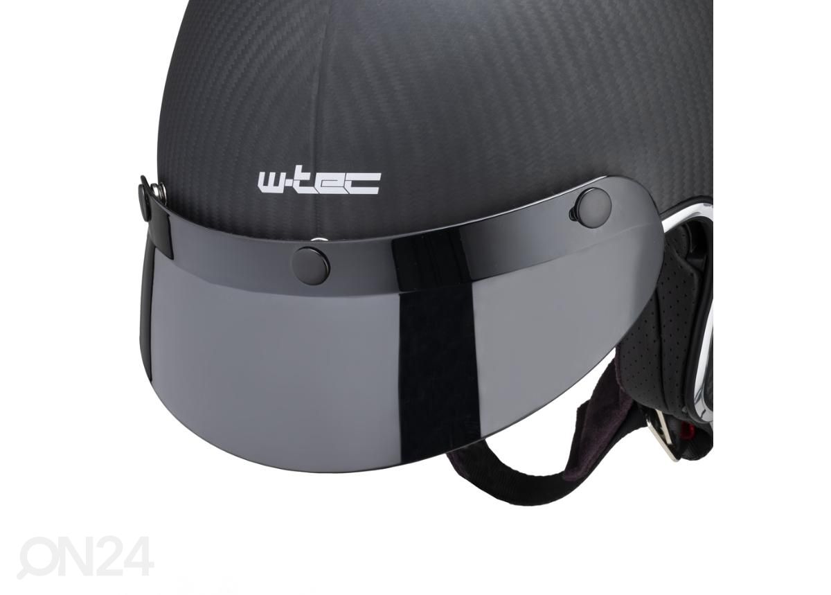 Motorolleri kiiver W-TEC Vacabro SWBH Matt Carbon Pure suurendatud