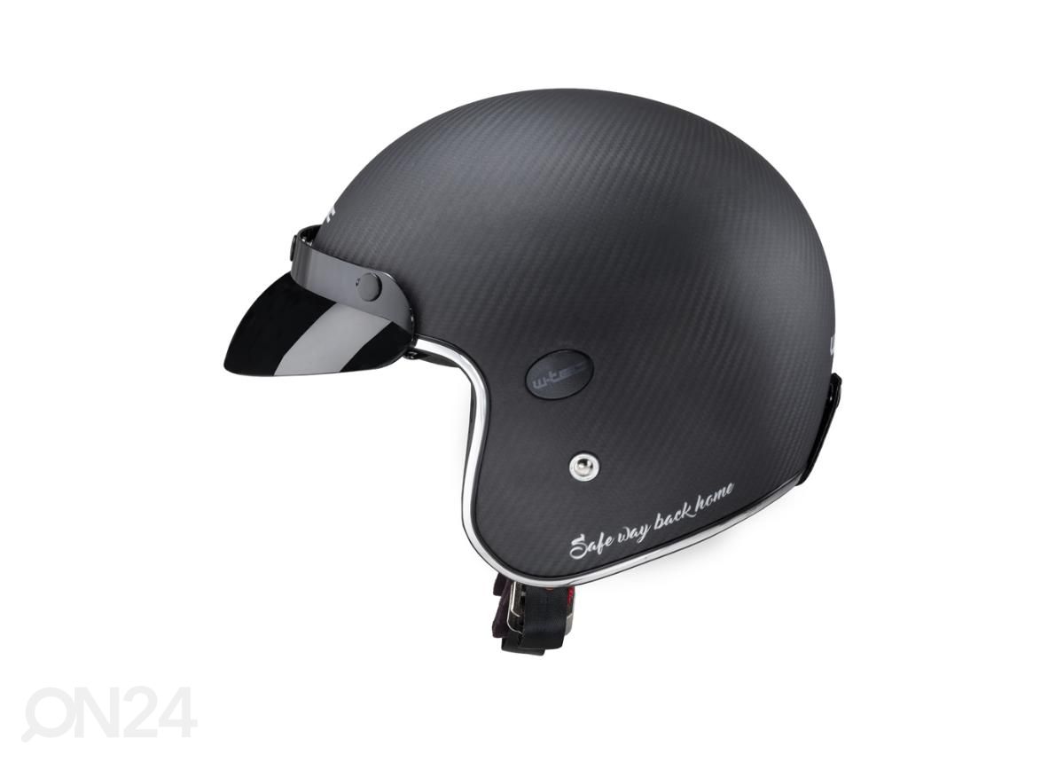 Motorolleri kiiver W-TEC Vacabro SWBH Matt Carbon Pure suurendatud