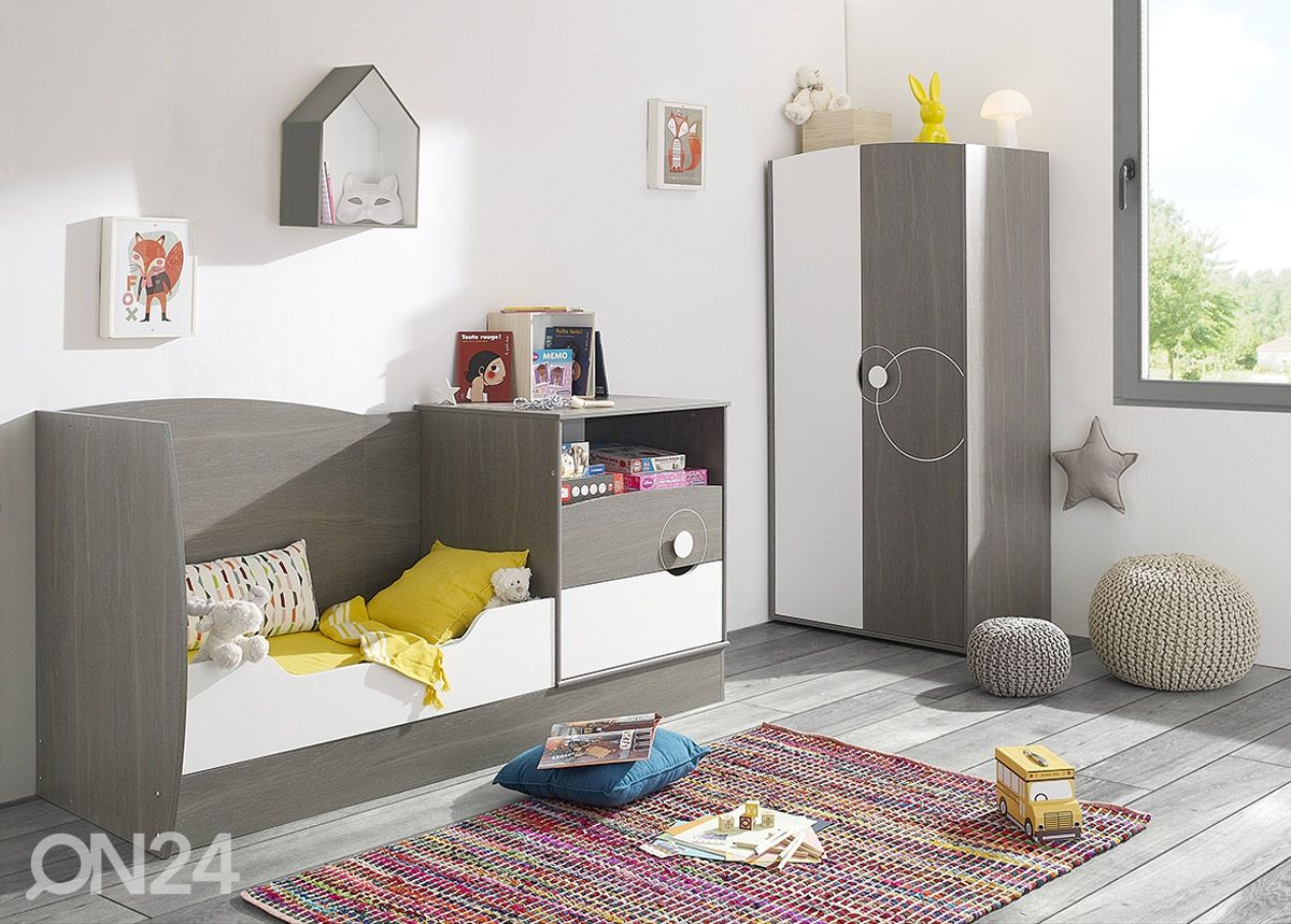 Multifunktsionaalne voodikomplekt Oscar 60x120 cm suurendatud