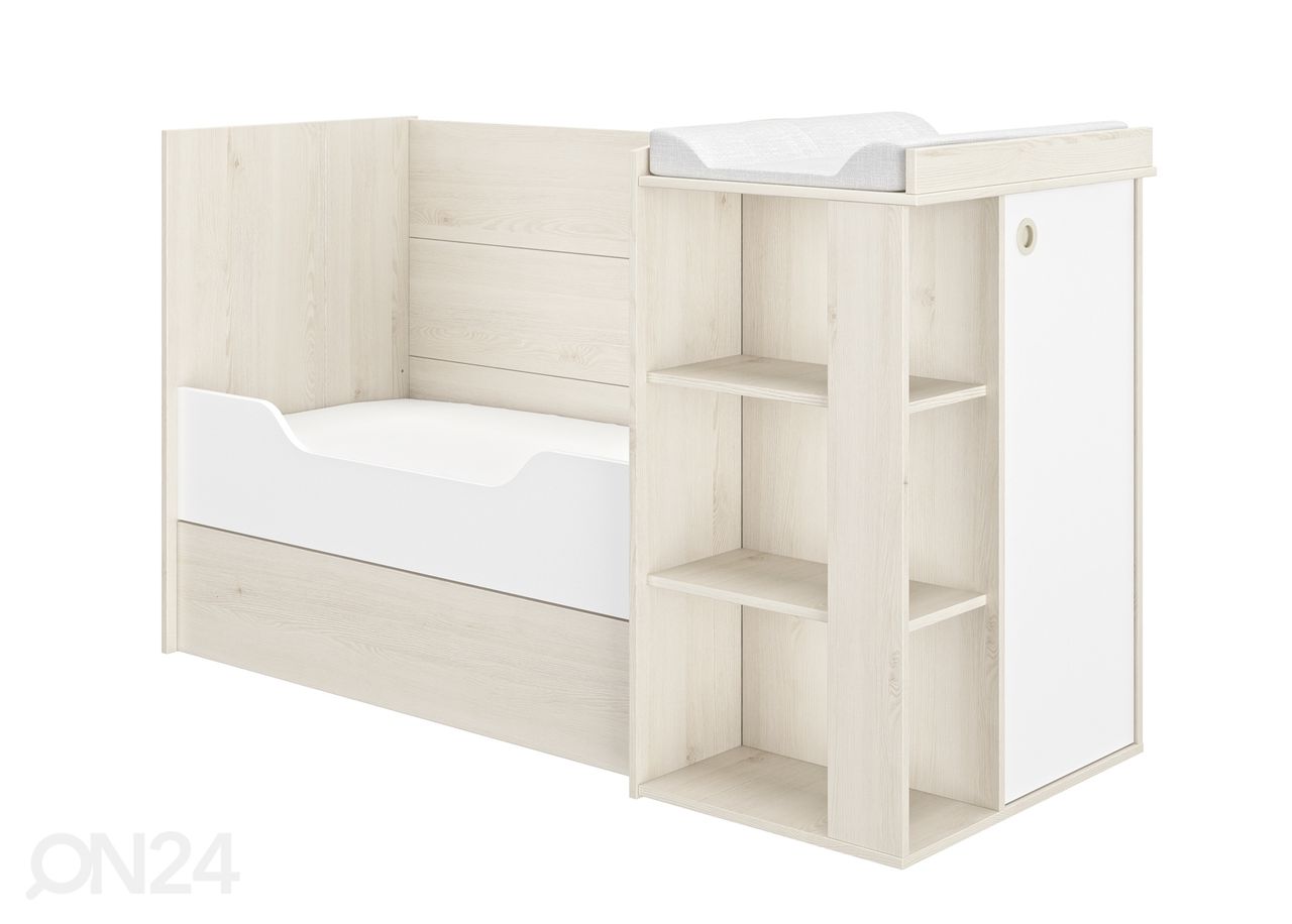 Multifunktsionaalne voodikomplekt Romeo 60x120 cm suurendatud