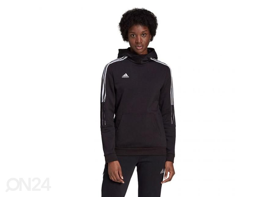 Naiste dressipluus Adidas Tiro 21 Sweat Hoody suurendatud