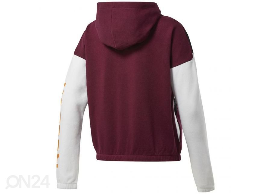 Naiste dressipluus Reebok Te Linear Logo Fl F Maroon W FU2189 suurendatud