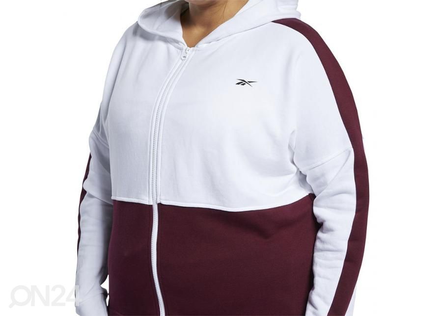 Naiste dressipluus Reebok Te Linear Logo Ft W FU2203 suurendatud