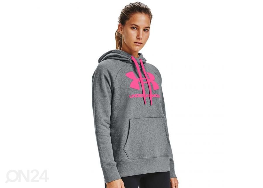 Naiste dressipluus Under Armour Rival Fleece Logo Hoodie W 1356318 012 suurendatud