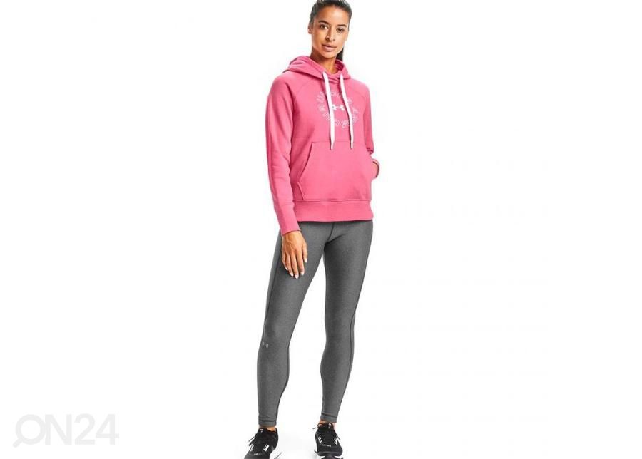 Naiste dressipluus Under Armour Rival Fleece Metallic Hoodie W suurendatud
