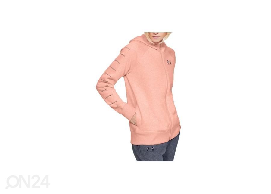 Naiste dressipluus Under Armour Rival Fleece Sportstyle LC Sleeve Graphic suurendatud