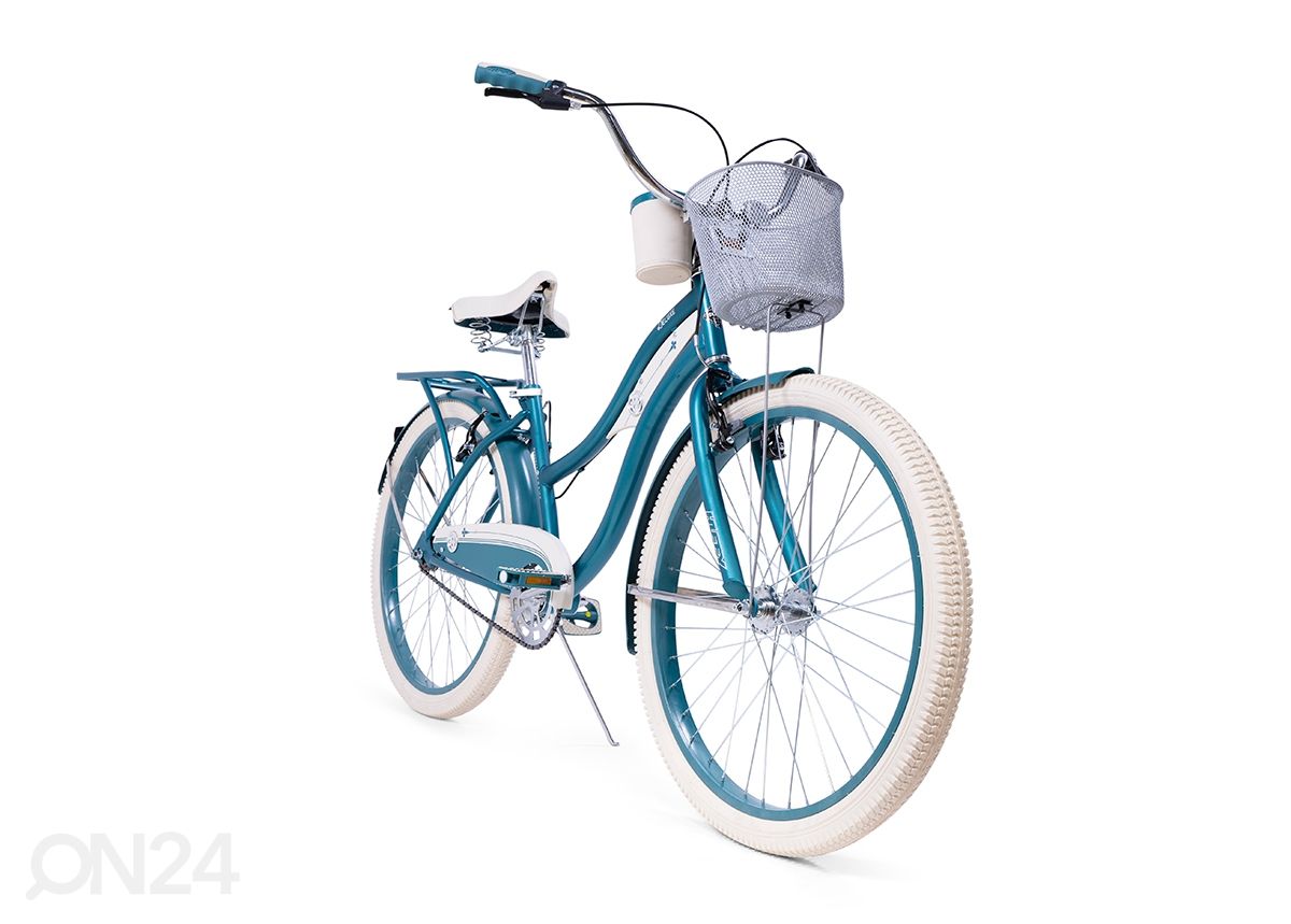 Naiste ja laste jalgratas 26 tolli Huffy Duluxe Cruiser Matte Emerald suurendatud