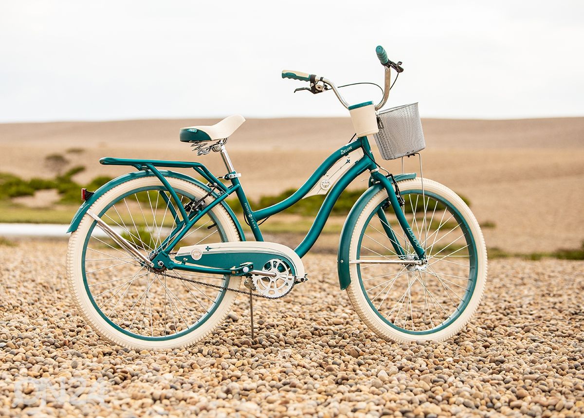 Naiste ja laste jalgratas 26 tolli Huffy Duluxe Cruiser Matte Emerald suurendatud