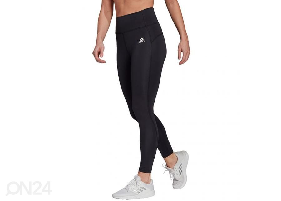 Naiste pikad treeningpüksid Adidas Feelbrillant Tight suurendatud