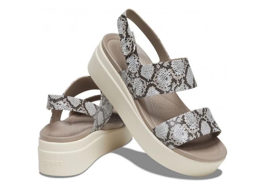 Naiste sandaalid Crocs Brooklyn Low Wedge W multi stucco 206453 93T suurendatud