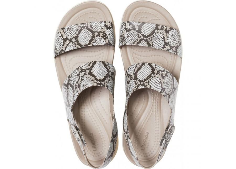 Naiste sandaalid Crocs Brooklyn Low Wedge W multi stucco 206453 93T suurendatud