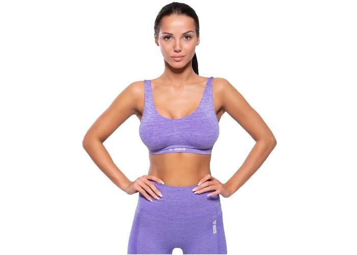 Naiste spordirinnahoidja Boco Wear Violet Melange suurendatud