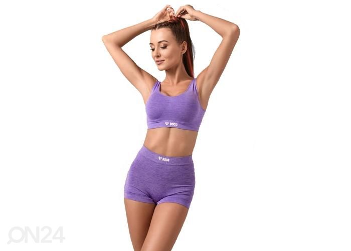 Naiste spordirinnahoidja Boco Wear Violet Melange suurendatud