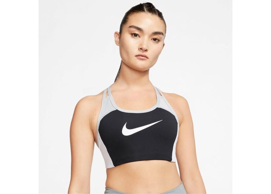 Naiste spordirinnahoidja Nike Swoosh Logo W CJ5865-011 suurendatud