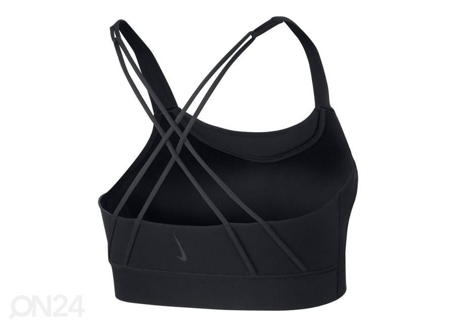 Naiste spordirinnahoidja Nike Swoosh Luxe suurendatud