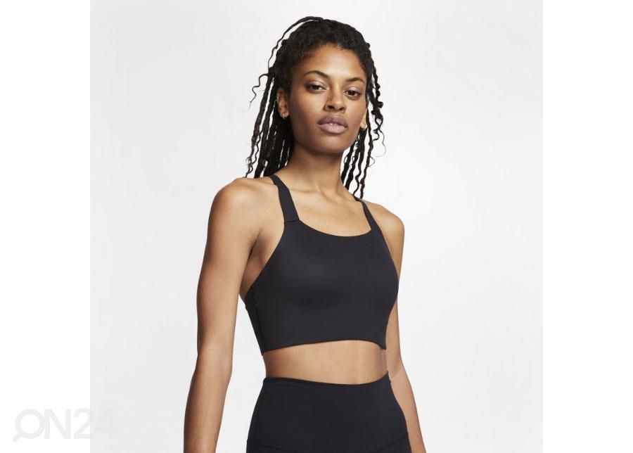 Naiste spordirinnahoidja Nike Swoosh Luxe suurendatud