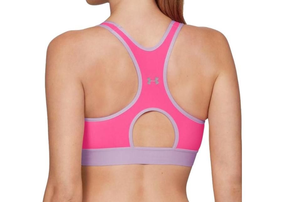 Naiste spordirinnahoidja Under Armour Mid Keyhole W 1307196-641 suurendatud