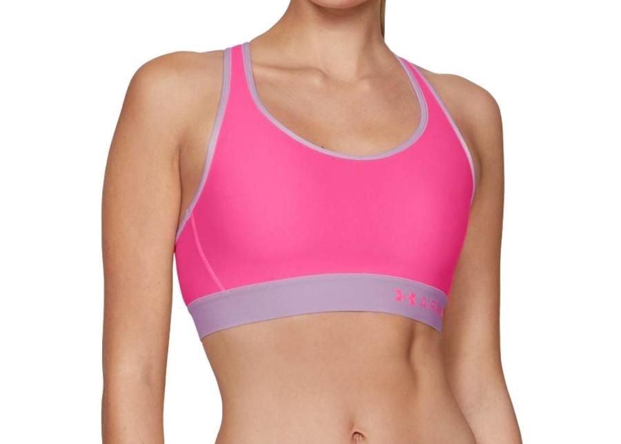 Naiste spordirinnahoidja Under Armour Mid Keyhole W 1307196-641 suurendatud