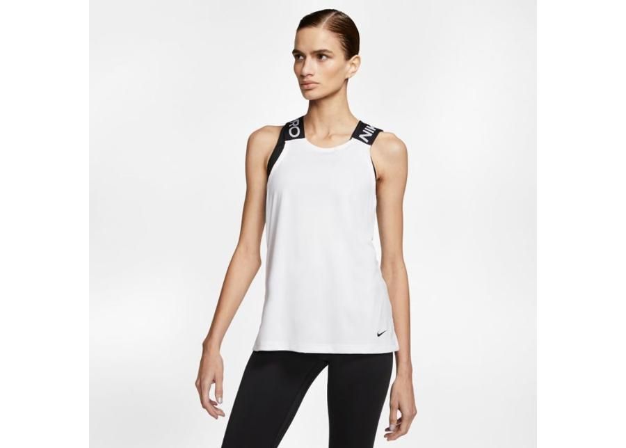 Naiste treeningpluus Nike Pro Dry Elastika W CJ4089-100 suurendatud