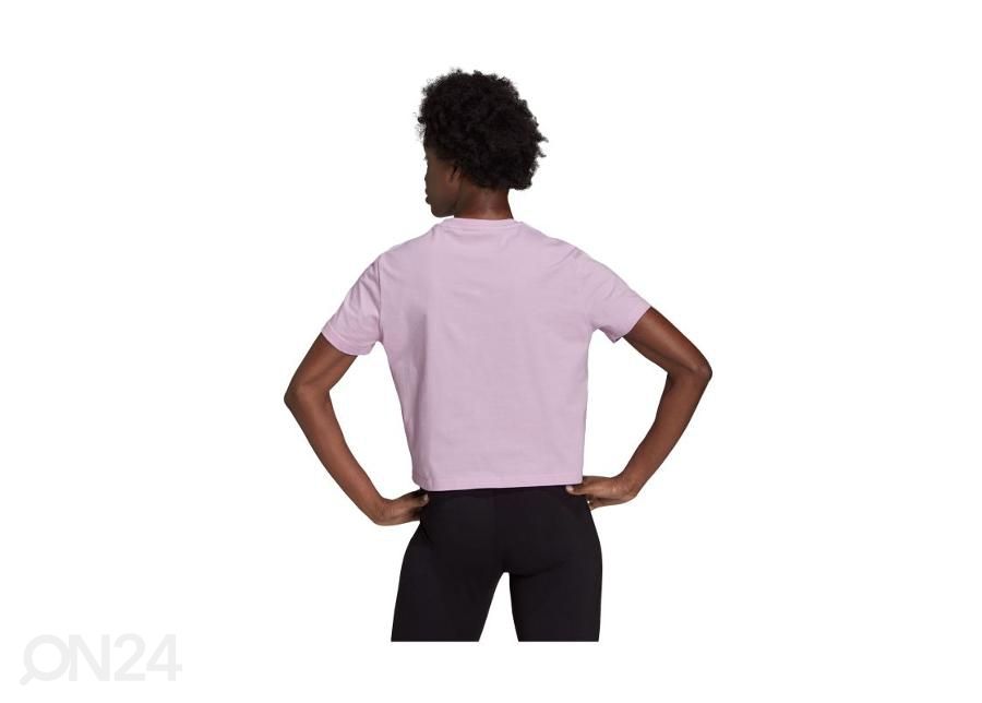 Naiste vabaajasärk Adidas Essentials Loose Crop suurendatud